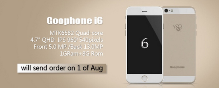 goophone i6 apple iphone 6 clone