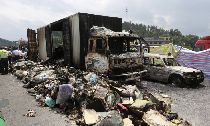 China highway crash