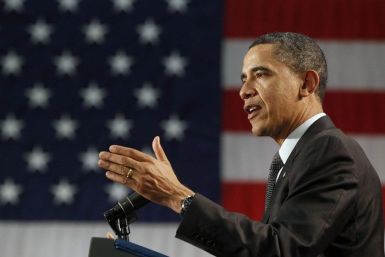 U.S. President Barack Obama speaks during the Winning the Future Forum on Small Business in Ohio