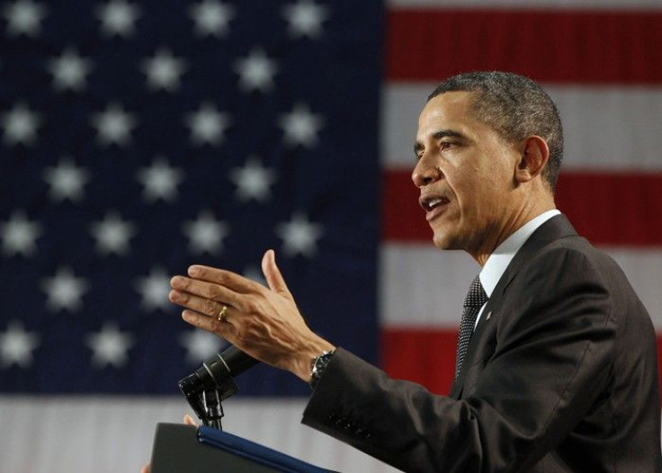 U.S. President Barack Obama speaks during the Winning the Future Forum on Small Business in Ohio