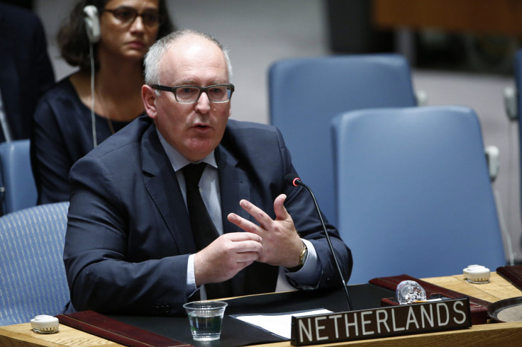 Netherlands Foreign Minister Frans Timmermans