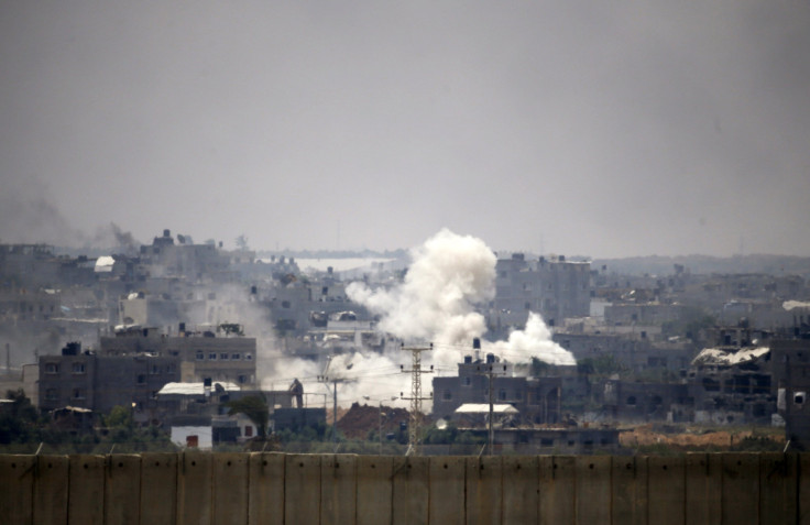 Smoke over gaza