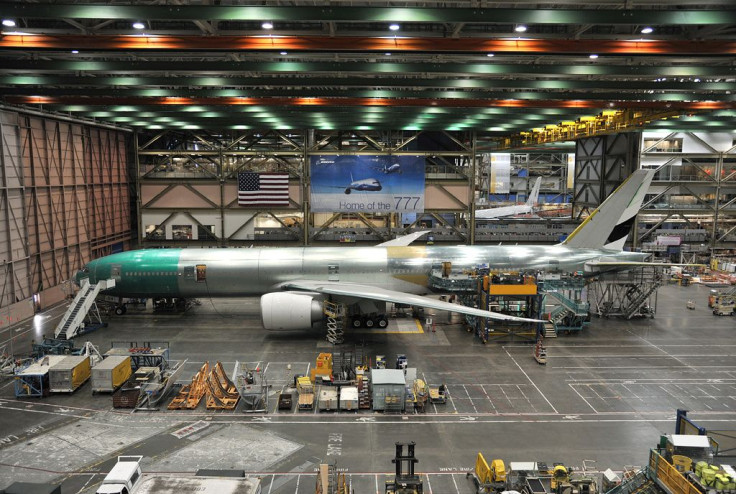 Boeing 777 assembly line