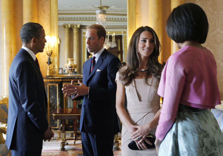 President Obama meets Britain's royal family