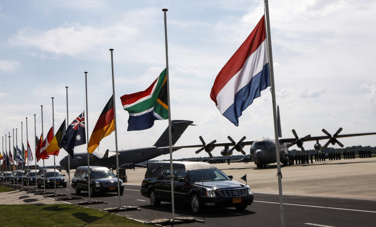 MH17-Convoy Of Hearses-July 24, 2014