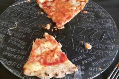 Gluten-free pizza in Rome, Italy