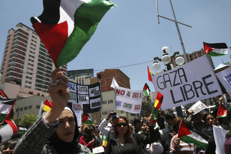 Bolivia Gaza Protest