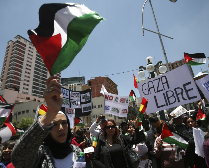 Bolivia Gaza Protest