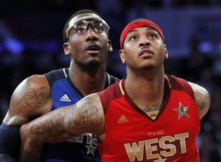 New Knicks Teammates Carmelo Anthony and Amare Stoudemire face the Bucks