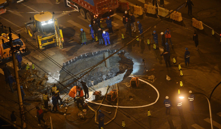 Beijing sinkhole