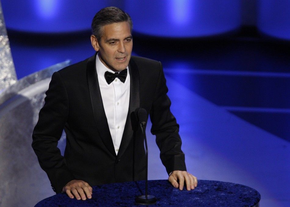 George Clooneys smug acceptance speech 