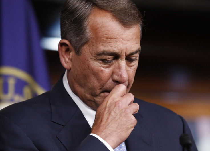 Sad John Boehner