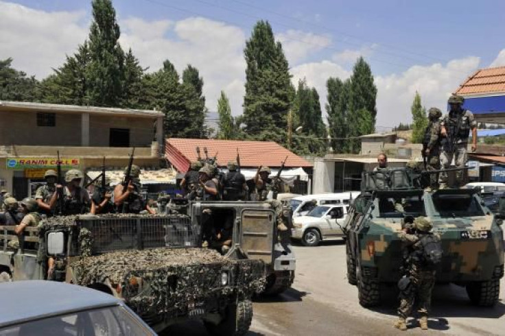 Lebanon army soldiers