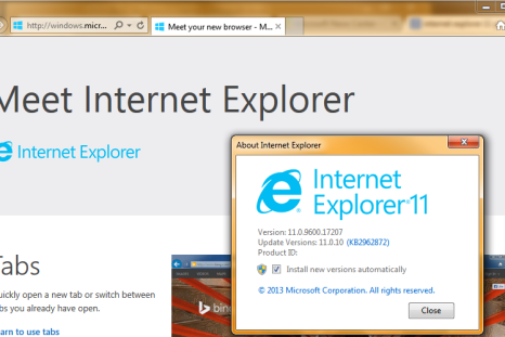 Internet Explorer Versions Phased Out