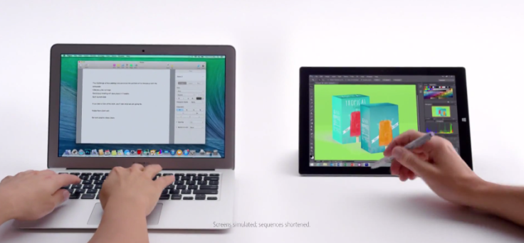 microsoft corporation msft surface pro 3 vs ipad