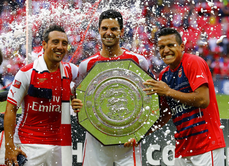 Santi Cazorla, Mikel Arteta, Alexis Sánchez 