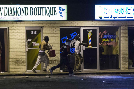 Apparent Looting In Ferguson, Mo., Aug. 16, 2014