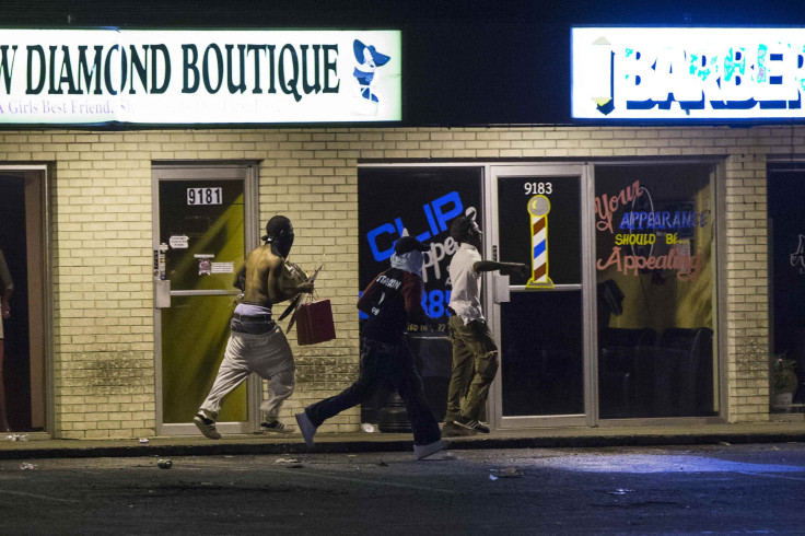 Apparent Looting In Ferguson, Mo., Aug. 16, 2014