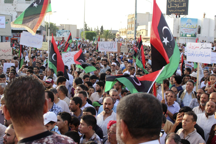 Libya protests against government