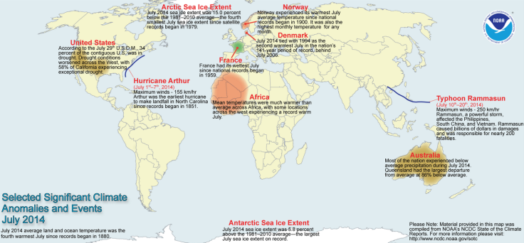 July 2014 Temperature Anomalies #2