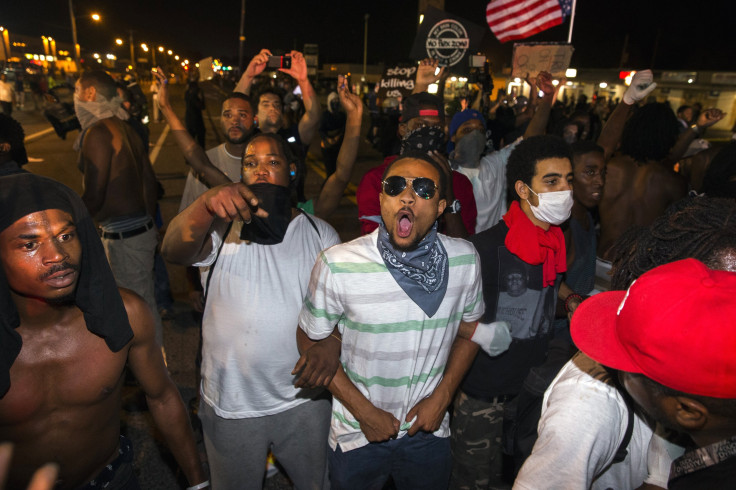 Ferguson rowdy protesters