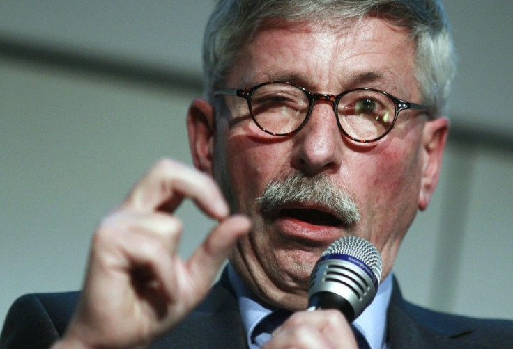 Former German central bank executive and controversial author Sarrazin