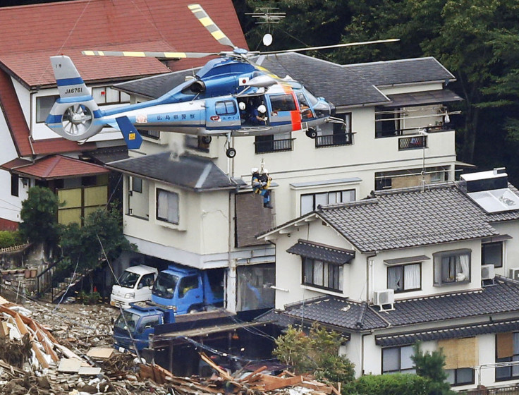 Hiroshima landslide rescue