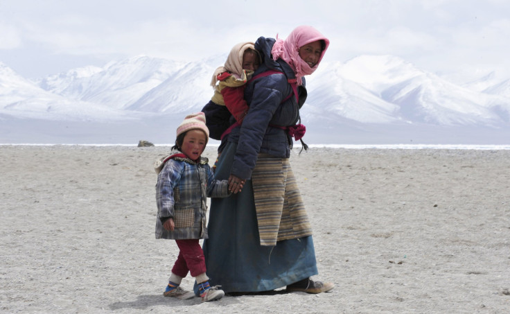 Tibetan Plateau Woman & Children