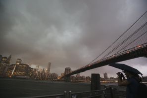 Manhattan Skyline July 2014 Weather