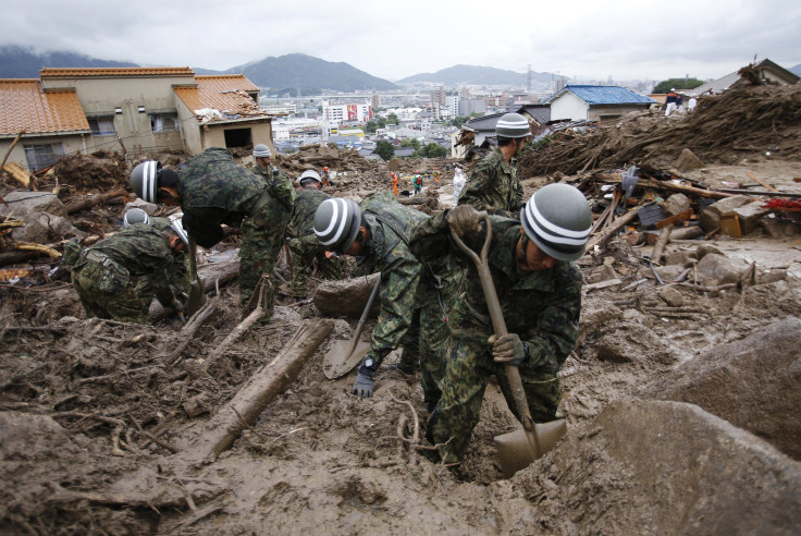 Japan rescue operation Hiroshima