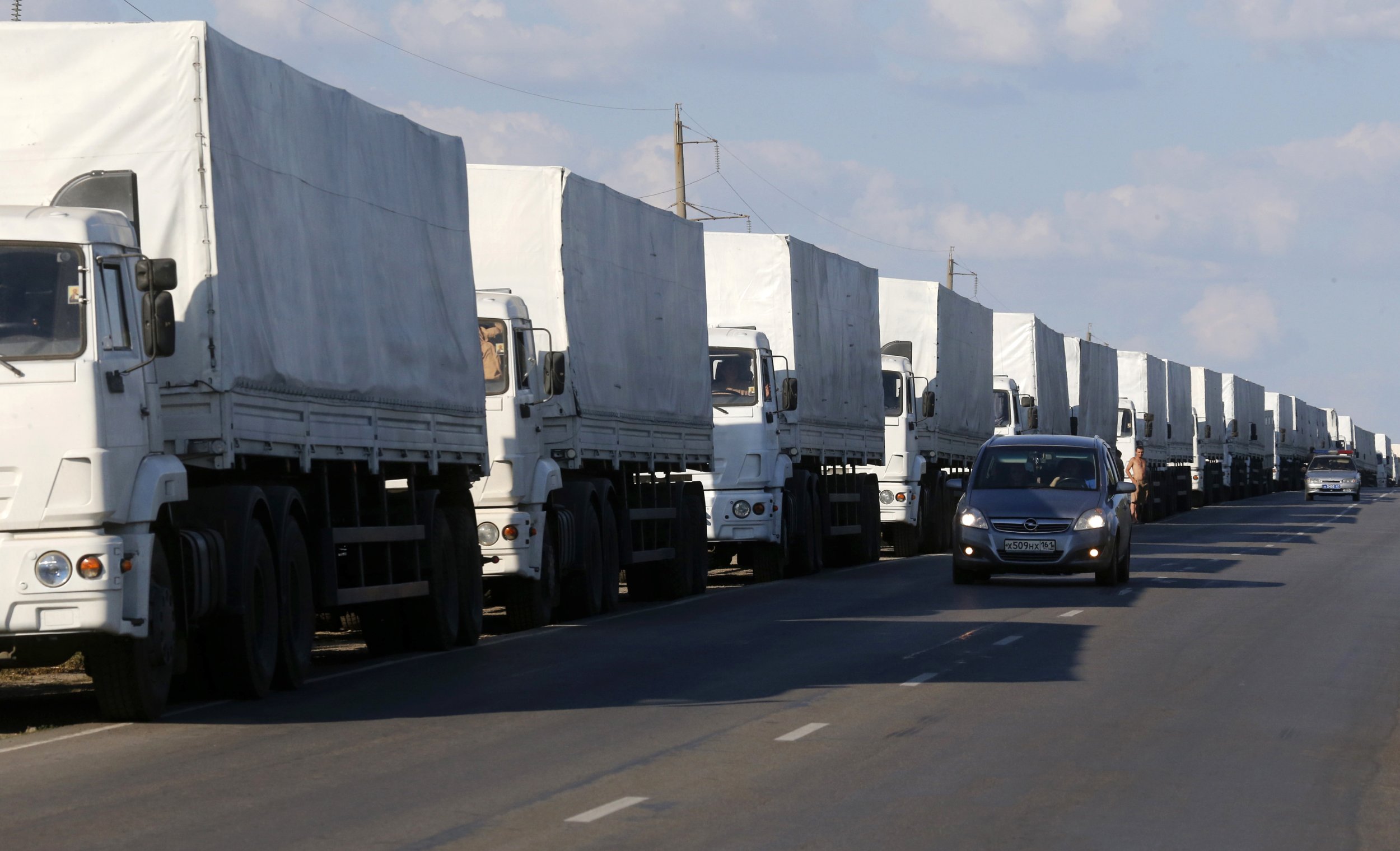 NATO Condemns Russian Aid Convoy's Entrance Into Ukraine, Russia's ...