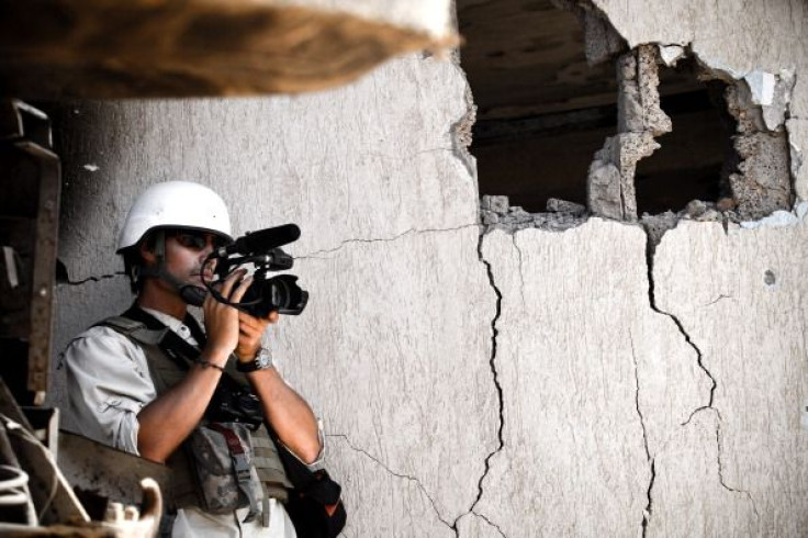 James Foley films in Libya