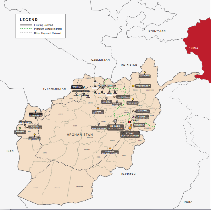 Afghanistan Map via Global Witness