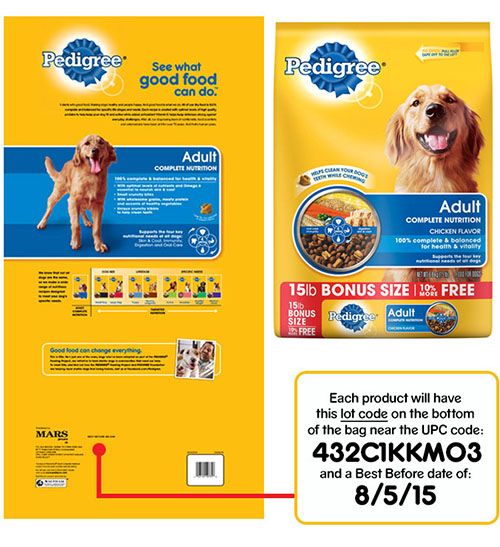 Pet pride dog outlet food recall