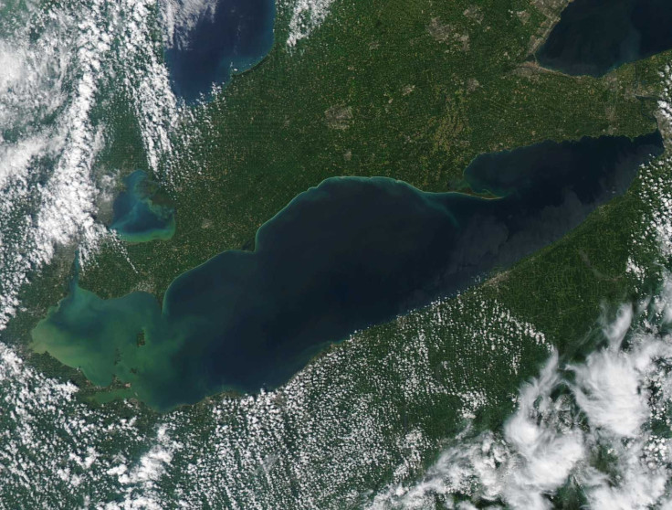 Lake Erie Algae Bloom August 27 2014