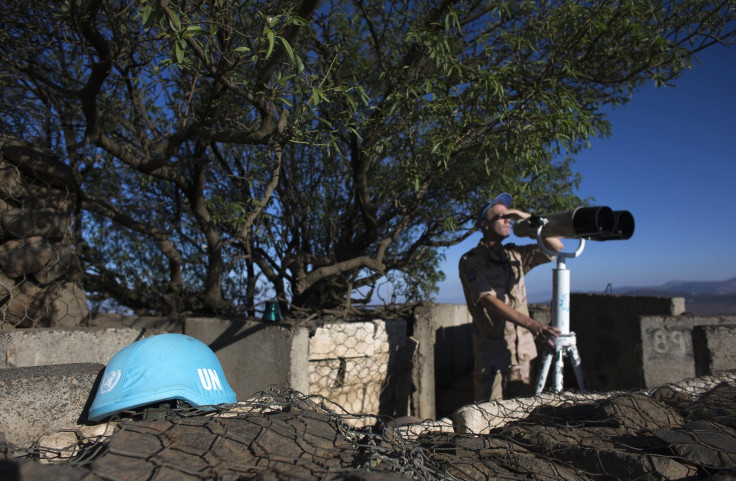 UN troops Golan Heights