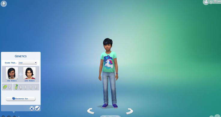 The Sims 4 Genetics Kid