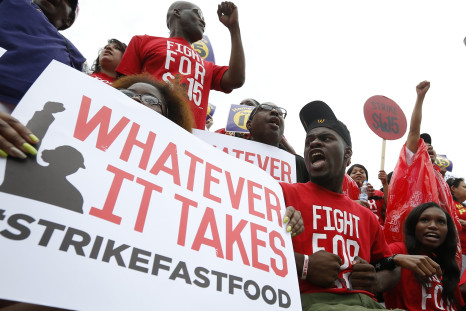 fast food protest