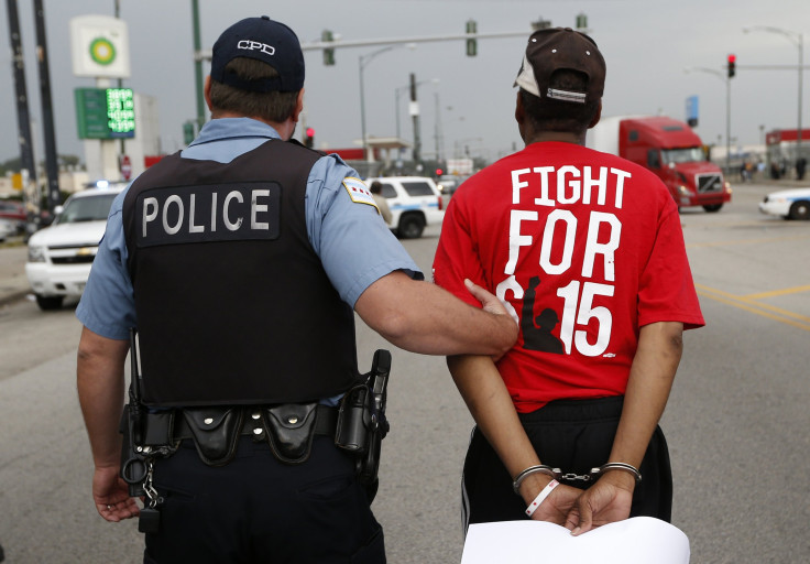 Fast Food Workers Protest