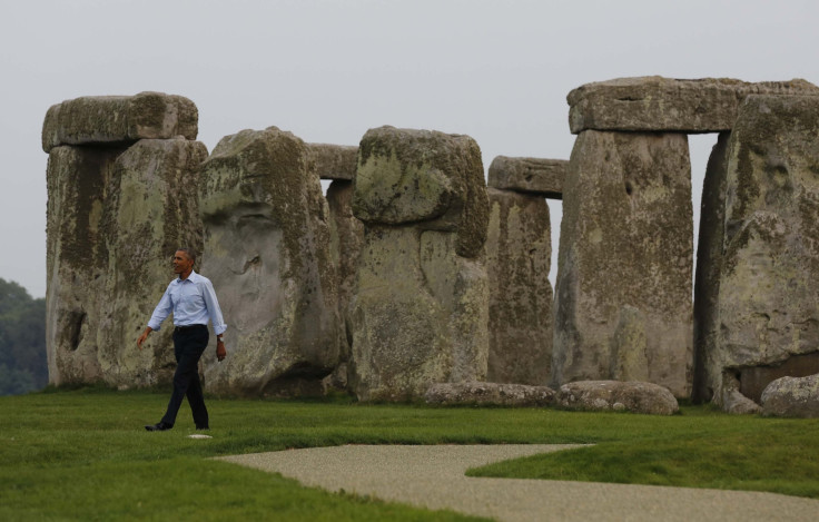 Obama stonehenge 
