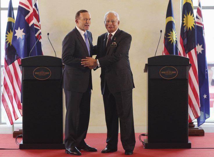 Tony Abbott and Najib Razak