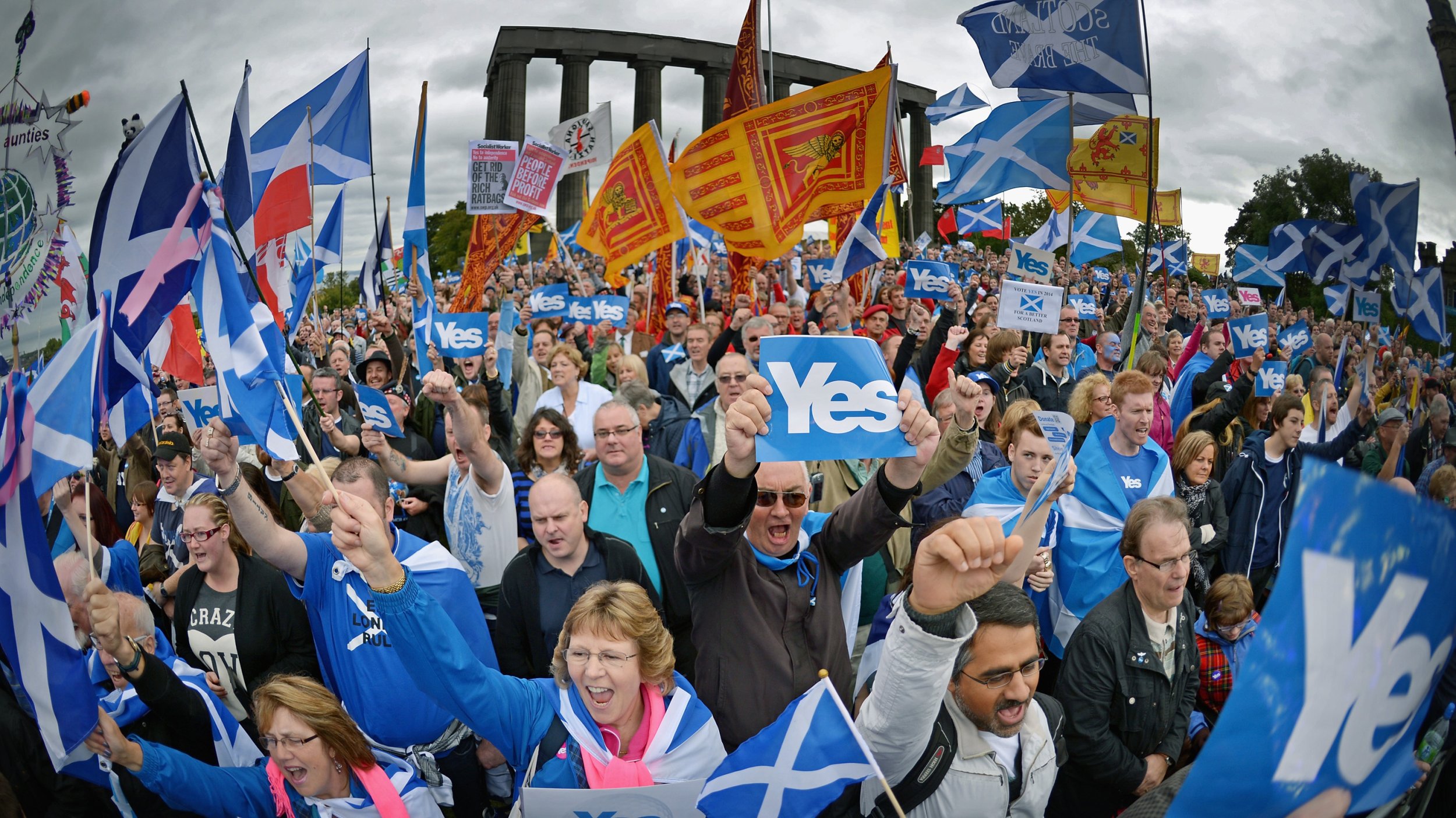 Scotland Independence Referendum Nationalist Take Lead In Opinion Poll