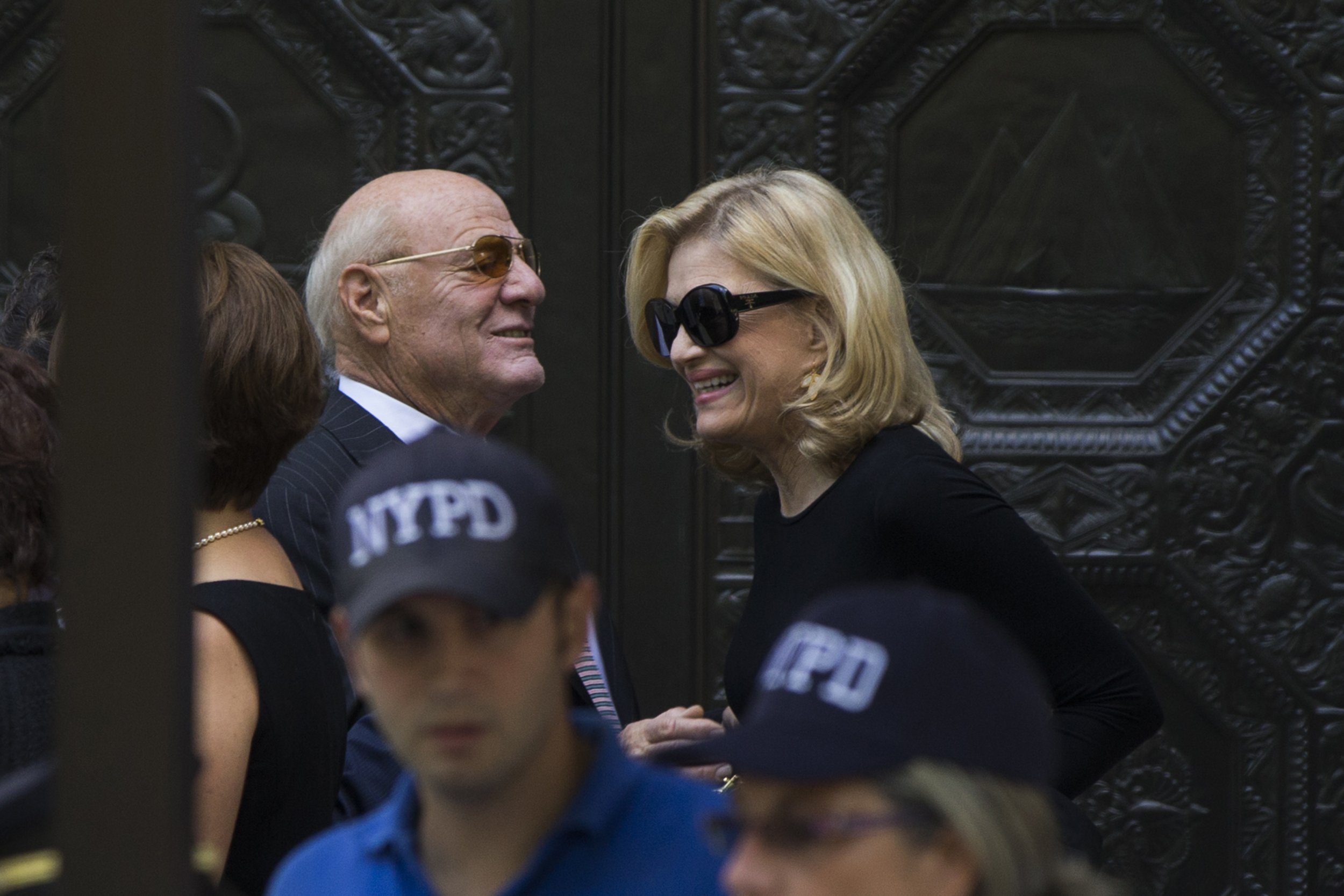 Joan Rivers Funeral Barry Diller and Diane Sawyer 