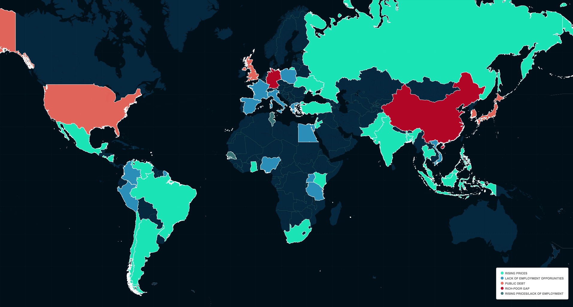 economic concerns map screenshot