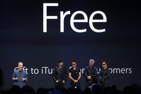 U2 at Apple event