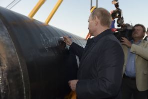 Vladimir Putin Russia Gas Pipeline