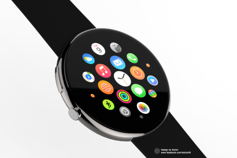 Apple Watch Round Concept Alcion Blk