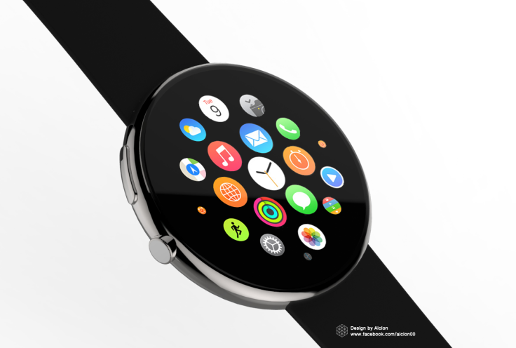 Apple Watch Round Concept Alcion Blk