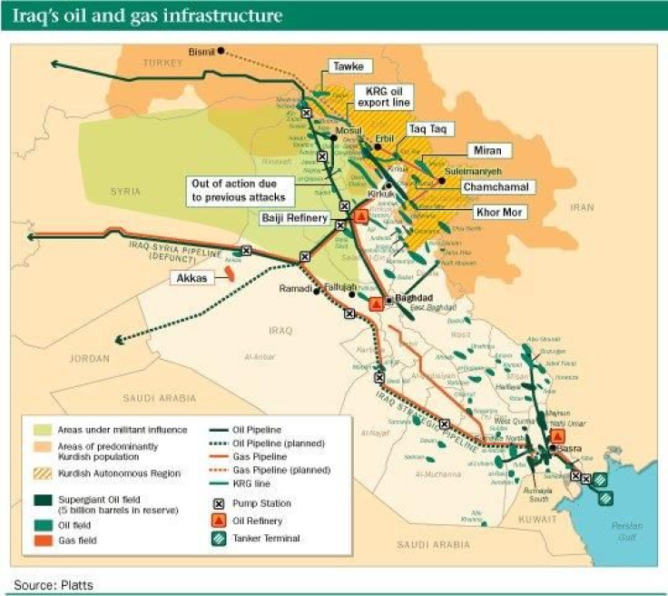 ISIS Oil Map