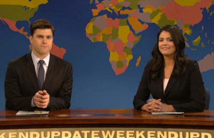 Cecily Strong And Colin Jost